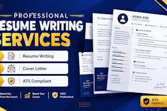 design a professional ats compliant resume and CV