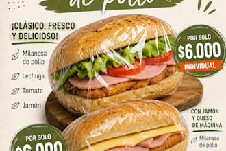 diseñaré tus flyers e identidad visual