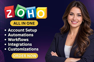 zoho crm setup zoho campaigns zoho sites zoho salesiq zoho desk zoho form books