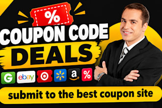submit coupon code deals to the best coupon sites