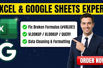 fix excel and google sheets formulas and errors