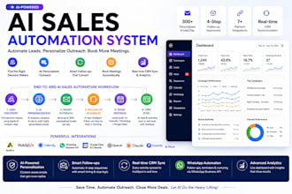 build an ai sales automation system with CRM and outreach