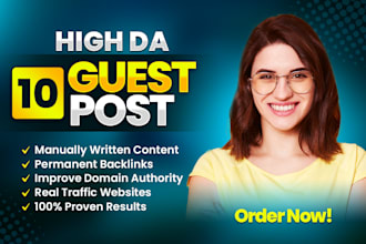 publish guest post backlinks on da high guest post