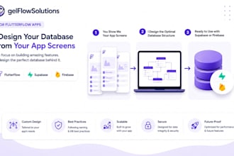 design, review or optimize your flutterflow supabase or firebase database