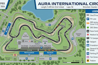 design motorsport circuit map, race track map and racing circuit layout map