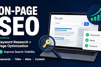 do on page SEO optimization with keyword research