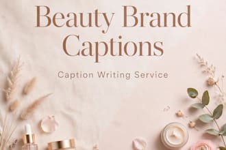 write viral instagram captions for beauty brands