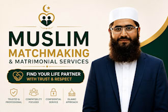 provide professional muslim matchmaking and matrimonial services