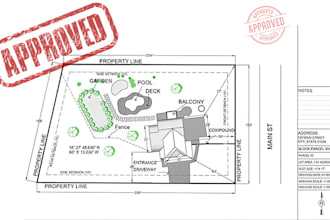 draw land subdivision and plot layout for city permit very fast in autocad