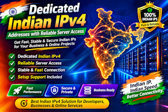 provide dedicated indian ipv4 server infrastructure