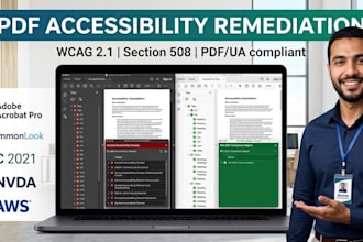 remediate PDF for wcag section 508 compliance using commonlook