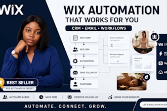 set up wix CRM email automation and workflow systems