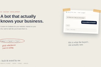 build an ai chatbot for your website using gemini or openai