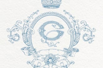 design luxury heraldic coat of arms