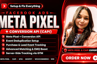 setup facebook meta pixel conversion api and server side tracking