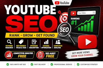 do professional youtube SEO to grow your channel