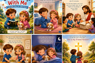 illustrate children story book illustration and children story book illustration