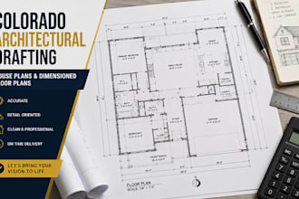 create colorado architectural drafting house plans and dimensioned floor plans
