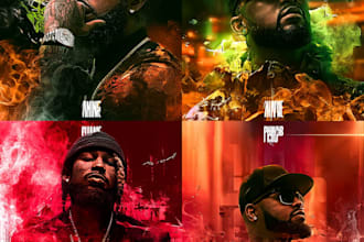 design rap, trap, hip hop album, mixtape, single or ep cover for you