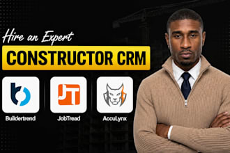 set up buildertrend jobtread acculynx crm for contactors