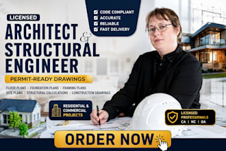 architect and structural engineer for north carolina, california, texas USA