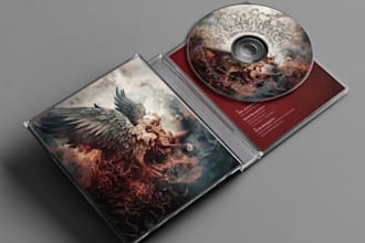design a mixtape cover or cd album cover art
