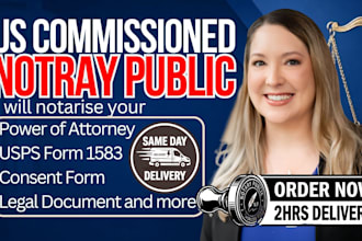 notarize usps form 1583 online same day, legal document, US notary public