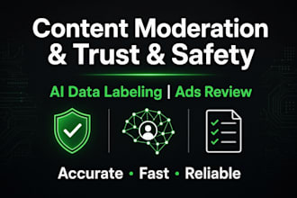 do content moderation and ai data labeling