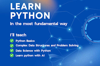 teach you python in the most fundamental way