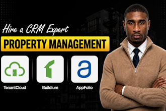 setup tenantcloud buildium or appfolio property management CRM