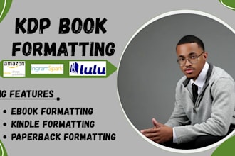 amazon kdp ebook formatting, paperback formatting, kindle ebook formatting