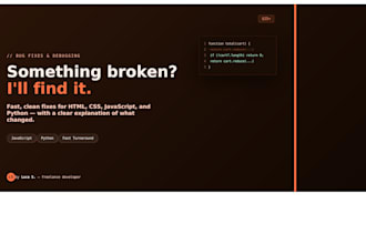 fix bugs or add small features to your website or web app