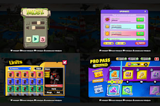 design a professional roblox UI, gui, hud for your game