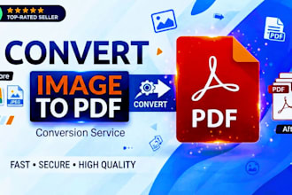 convert image to pdf, scanned document, and searchable pdf files