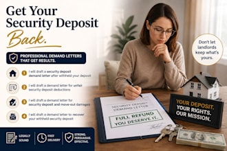 send a final demand for your deposit