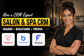 set up salon and spa crm vagaro boulevard fresha