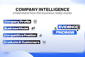 analyze a company, competitor or business model