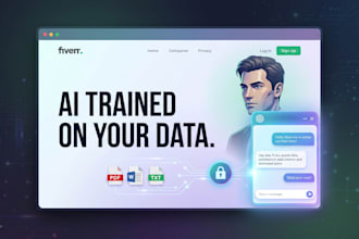 a custom ai chatbot trained on your company data