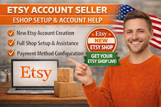 create etsy account creation, etsy verified creation, etsy account setup