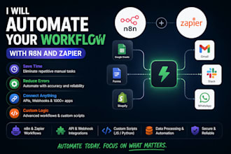 automate your workflow with n8n and zapier