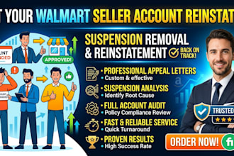 write walmart suspension appeal for your account
