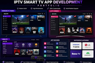 create apple tv, smart tv app, samsung tv app, android tv app, iptv, android tv