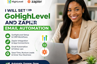 setup gohighlevel setup zapier email automation workflow integration