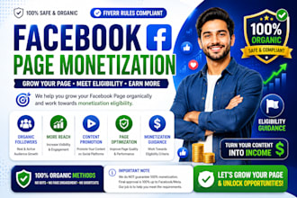 facebook page monetization organic growth strategy