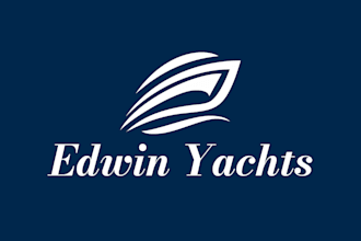 design a modern luxury yacht or boat logo