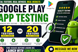 12 tester 20 tester google play 12 app 20 app tester qa testing website testing