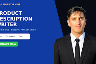 write compelling product descriptions for your online store