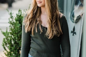 be your female model for your products or brand
