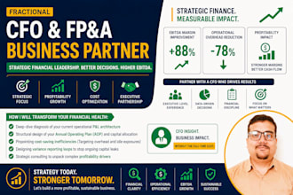 be your fractional cfo for strategic business fpna and growth