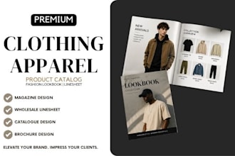 do clothing apparel product catalog indesign fashion lookbook linesheet magazine